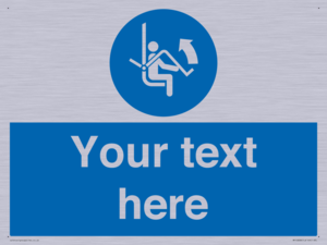 Custom Mandatory: Open safety bar of chairlift